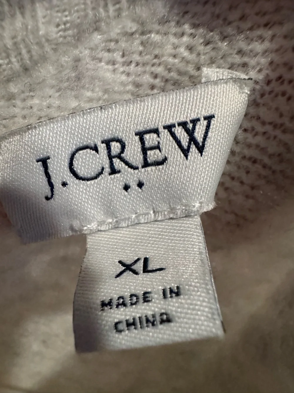 J.Crew Colorblock Sweater Cream Camel Navy Knit Pullover Women XL